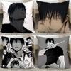 Anime Jujutsu Kaisen Toji Fushiguro Pillow And Pillowcase Double Sided Pattern Throw Pillows 40X40Cm