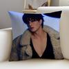 KKorean actor Song KangS Cushion Cover Breathable and skinfriendly linen pillowcase square removable and washable cushion