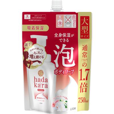 Hadakara köpük çiçek buketi yedek büyük boy 750ml Köpük tipi Vücut Sabunu Elinize uygun miktarda alın ve kullanın. Köpük türü