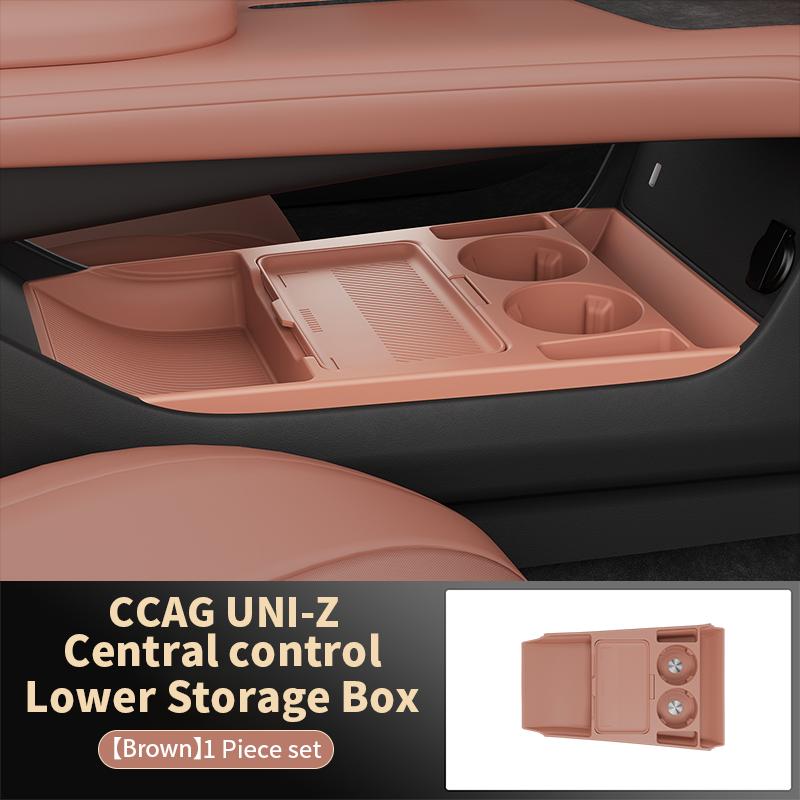 

Suitable for 25 Models of Changan Uni-z Center Console Under Storage Box, Glasses Holder, Car Accessories Modification Parts коричневый