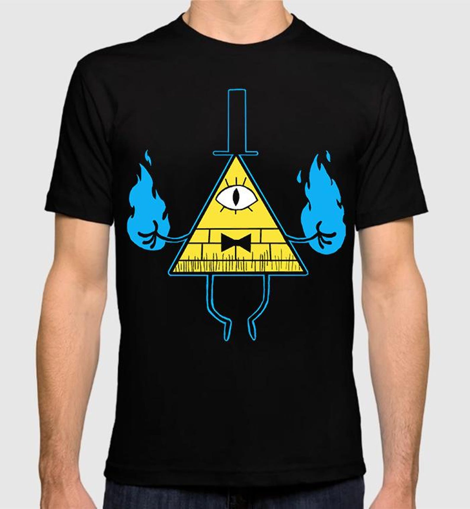 Gravity Falls Bill Cipher T-Shirt, Men s and Women s Sizes L