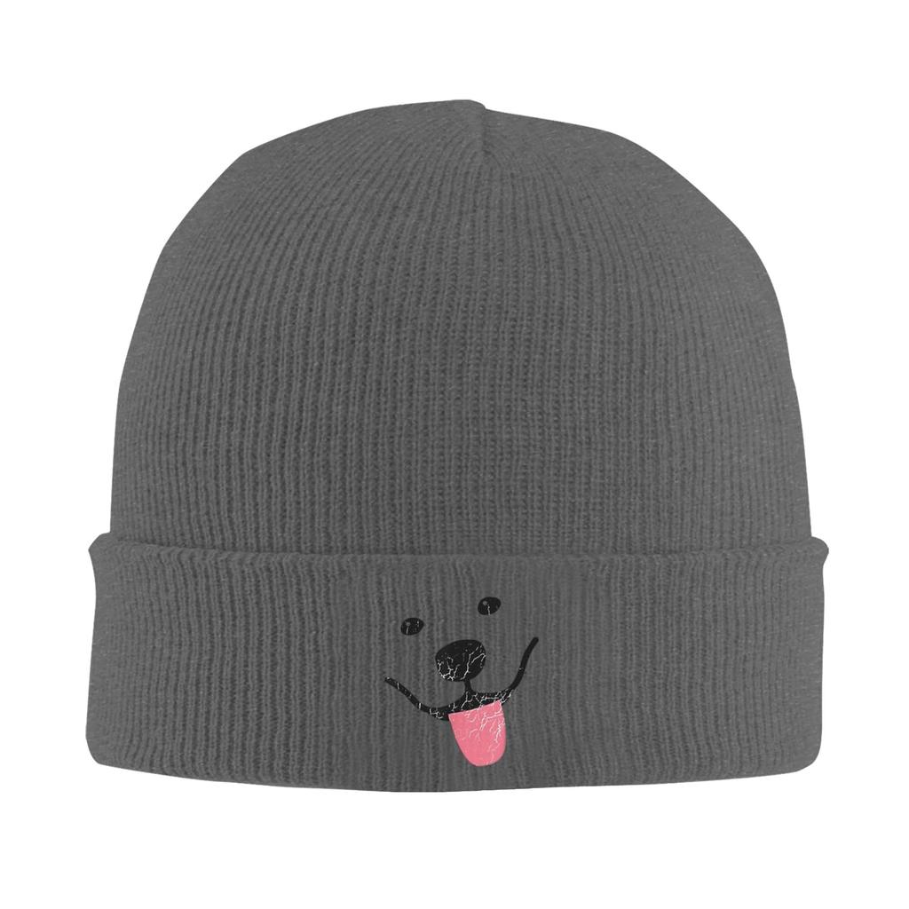 Funny Samoyed Winter Skullies Beanies Hat Warm Autumn Knitted Hats Bonnet Caps for Women Men