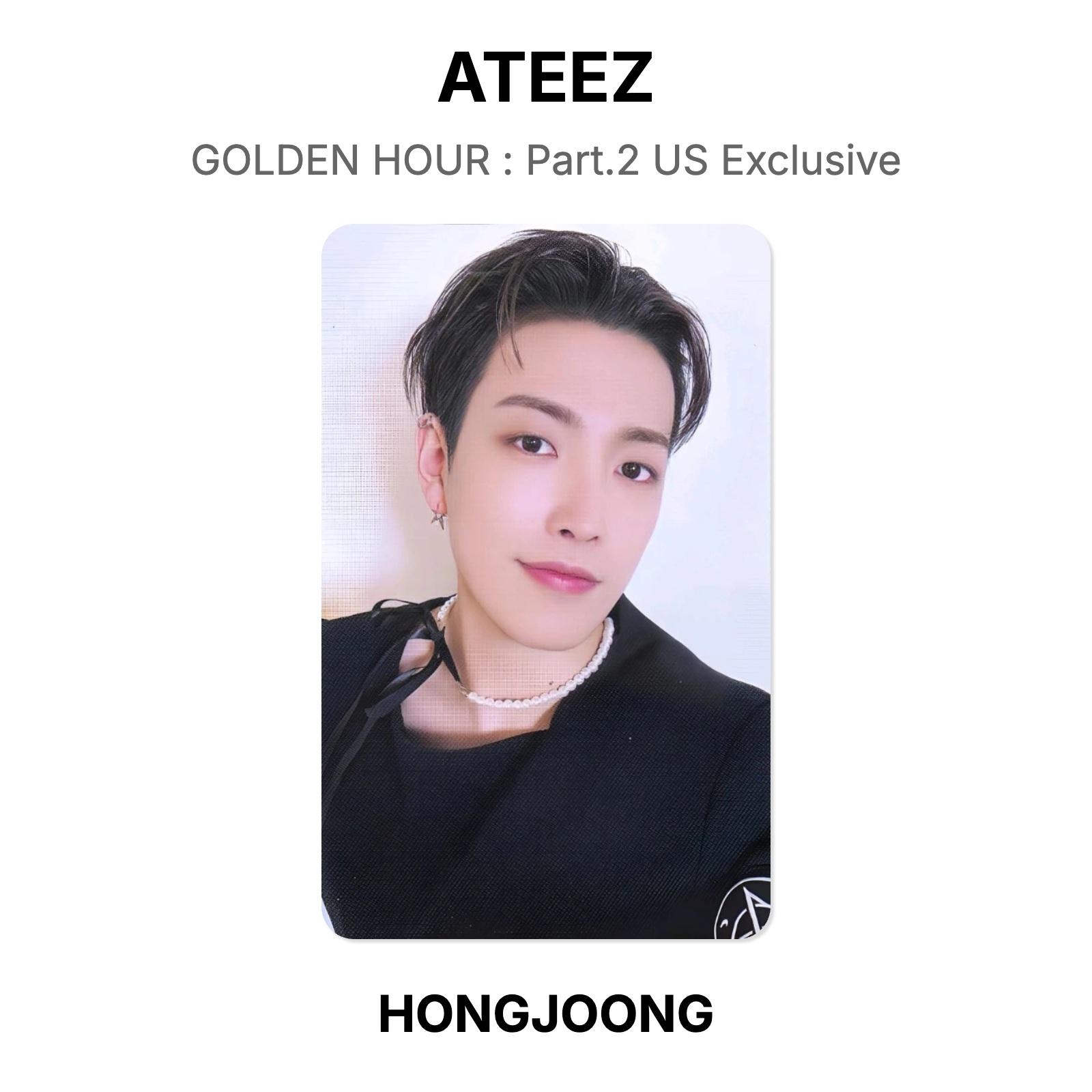 ATEEZ GOLDEN HOUR : Part.2 US Exclusive Official Photocard HONGJOONG