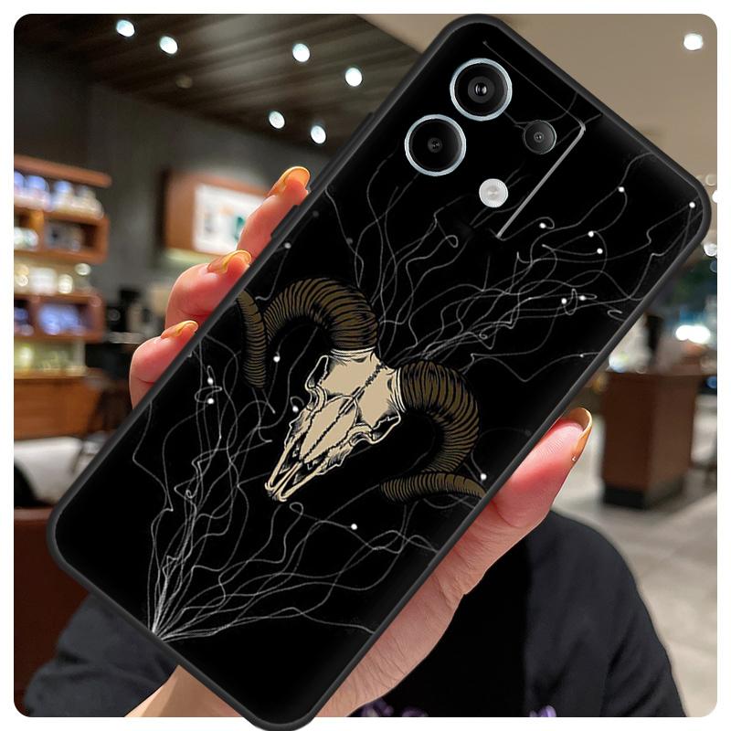Ram Skull Skeleton Horror Case For Xiaomi Redmi Note 12 9 10 11 13 14 15 Pro Plus Cover For Redmi 13C 12C 10C 14C 15 C
