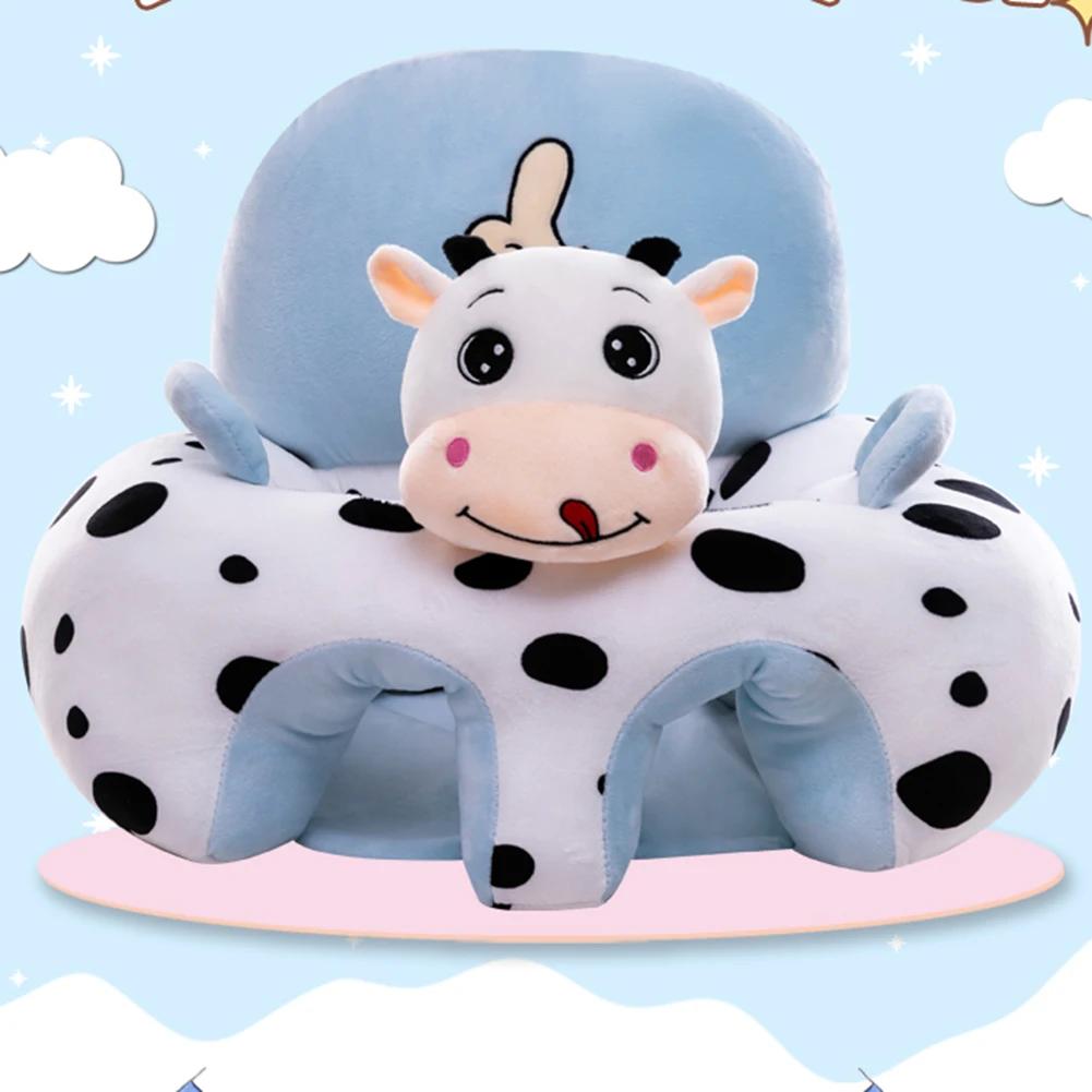 Baby Sofa Support Seat Cover Cartoon Learning To Sit Comfortable Cushion Sofa Kids Children Baby Portable Seat Without Cotton