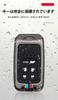KUNIO Honda Dedicated Key Case, Key Cover, Key Holder, Zinc Alloy, Silicone, Fluorescent, Genuine