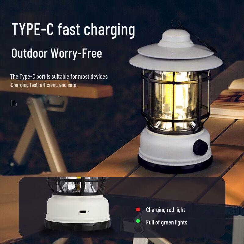 OIMG Vintage Camping Lantern