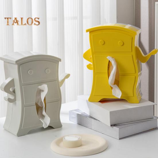 Niedlicher Taschentuchbox-Halter, kreative Form, lebendige Farbe, rutschfestes Design, Papierhalter mit großer Kapazität, platzsparende Schreibtischdekoration