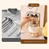 Round Makeup Brush Storage Box Plastic Lipstick Eyebrow Pencil Holder  Dresser Table