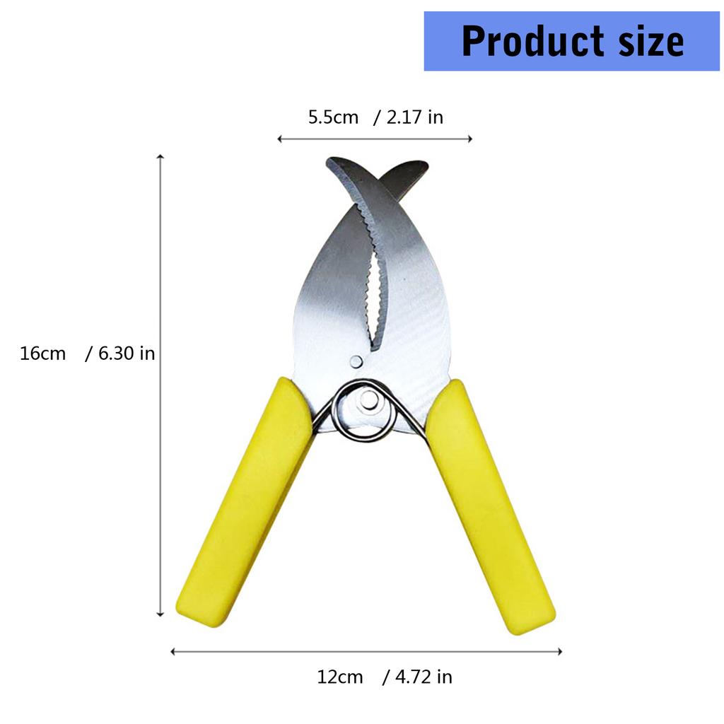 Ergonomische Gartenschere mit gelbem Griff, Gartenschere für effizientes Schneiden, Trimmen, Heimgärtnern und professionelle Nutzung