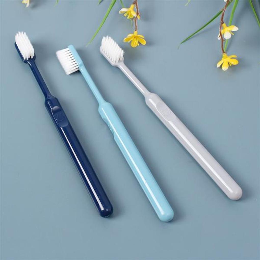 Dental Lab Microfiber Toothbrush 3-piece Travel Soft Toothbrush Set