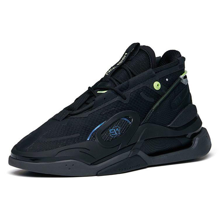 Anta AT91 Fashion Casual Mid-Top Sneakers Men Sneakers Black 112218073-2