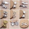 Gotische Hartvormige Bedels Hanger Voor Armband Ketting Sieraden Maken Ambachtelijke Onderdelen