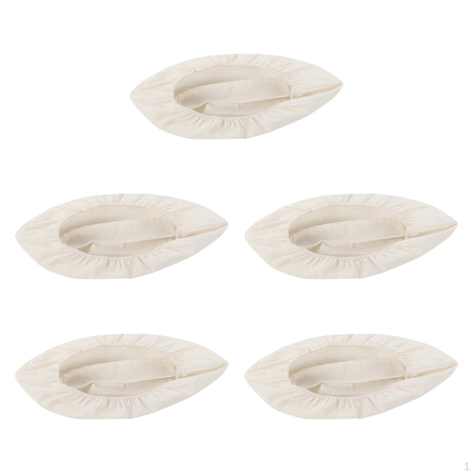 

5 хлопковых вкладышей для корзин для расстойки теста 10 inch Oval