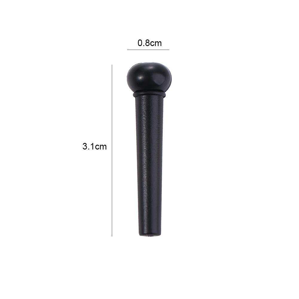 12pcs Acoustic Guitar Bridge Pin Fixed Tuning Tone Durable Tailpiece Performance School String Nail Pegs Musical Instruments