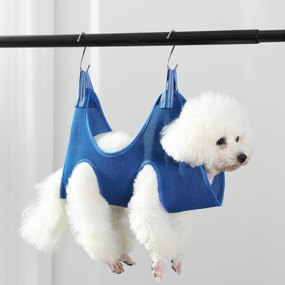 with Hanging Hooks Pet Grooming Hammock Restraint Bag  for Small Medium Large Dogs Puppy Cats