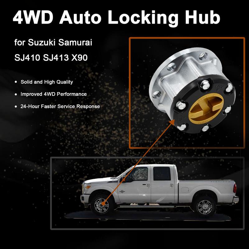For Suzuki Samurai SJ413 Mechanical Hubs Free Wheel Locking Hubs Vitara Jimny SJ410 X90 Escudo Sierra Alloy 4381060A00 26 Spline