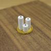 Miniature White Candle Tray Set for 112 Dollhouse 4Pcs Realistic Playhouse Accessories for Kids Pretend Play Decoration