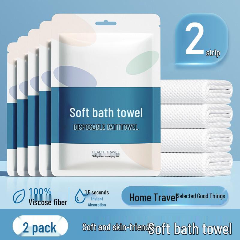 Individually Wrapped Extra Large Thick Compressed Cotton Travel Towels Default Option