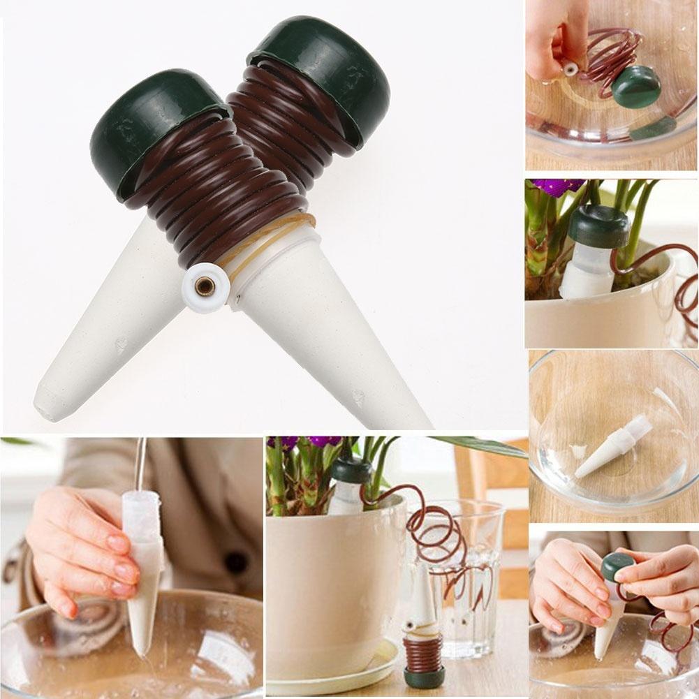 1pcs Automatic Lazy Watering Device, Household Water Seepage Device, Travel And Business Trip Green Plant Potted Automatic Drip Device