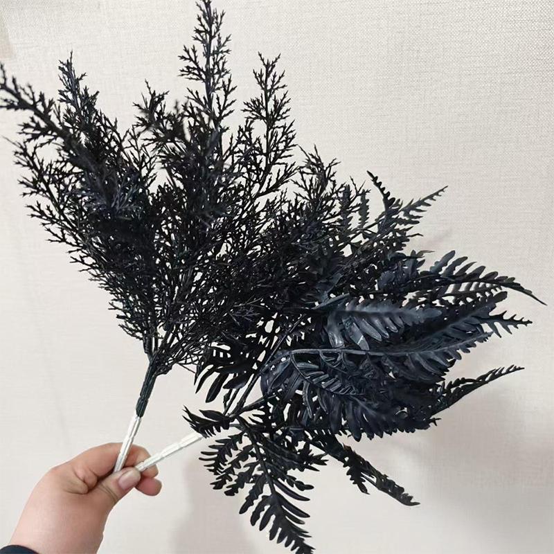 Halloween Artificial Tree Branches Gothic Black Series Ornament Plastics Party Decoration 8 Styles