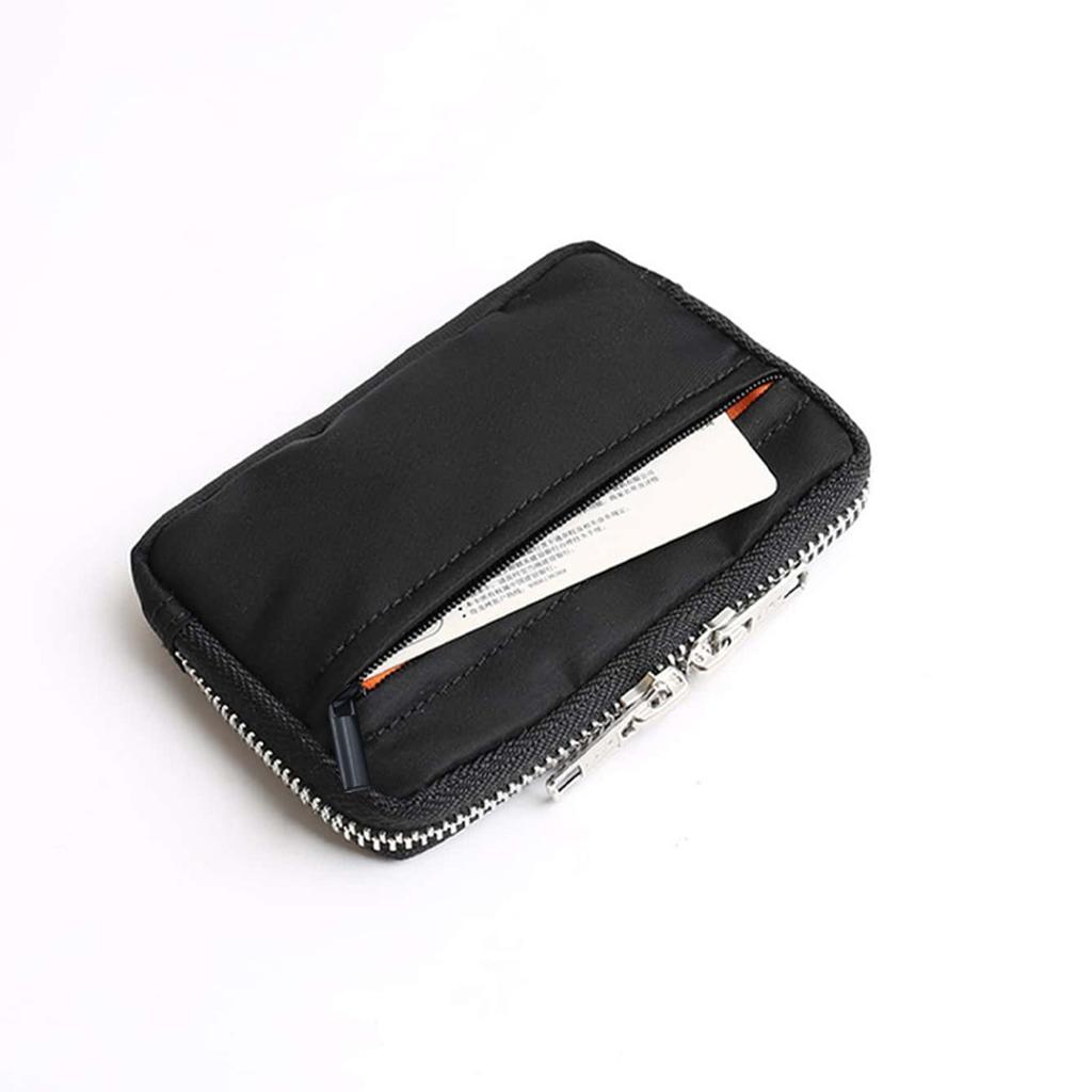 Slim-style Waterproof Nylon Small Wallet, Multi-functional Card Holder, Keychain, Women's Coin Purse