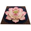 Lotus Area Rug Non-slip Washable Flower Indoor Floor Mat Chinese Style Lotus Carpet Living Room Bedroom Office Home Decoration