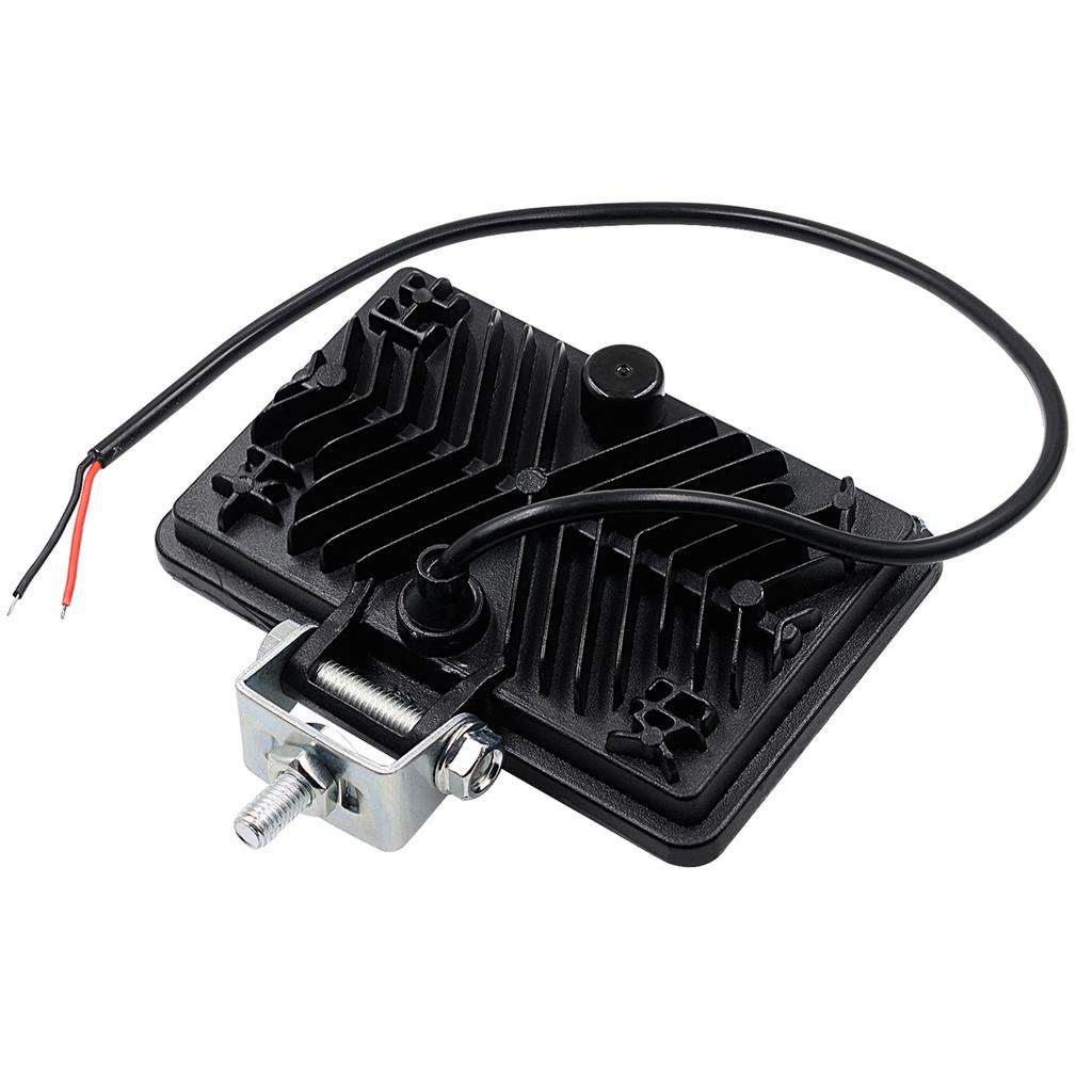 2Pcs 60W 3x5 Zoll Chrom Rechteckige LED Scheinwerfer Off-road Dach Suchscheinwerfer