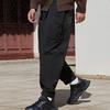 Li-Ning X Jackie Chan Kung Fu Series Solid Color Cargo Joggers Men Bottoms Black AYKS103-2