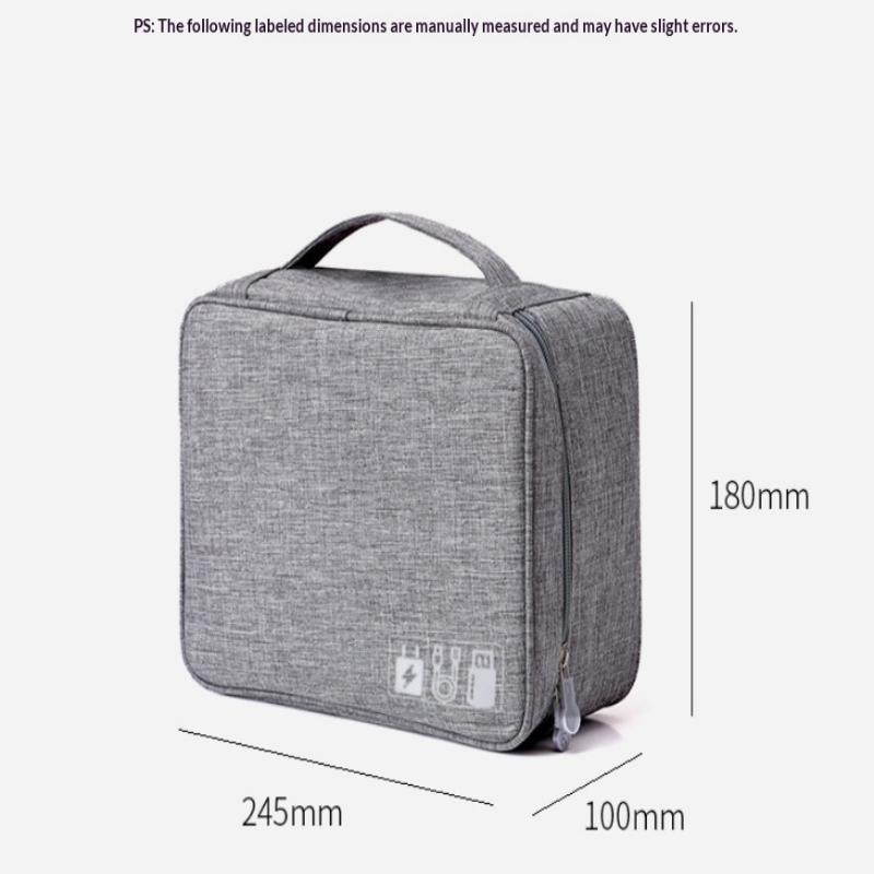 Borsa Multifunzione per Telefono Cellulare e Accessori Digitali Custodia per Telefono Cellulare Chiavetta USB Power Bank Borsa Portatile