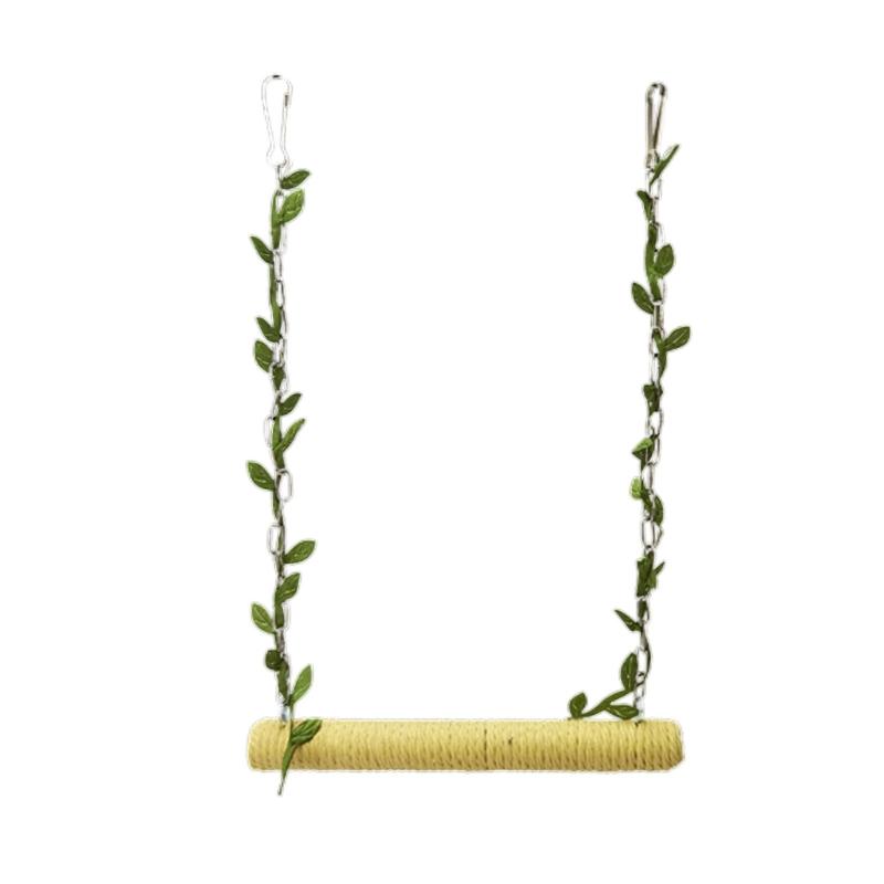 Lovebirds Parrots Toy Budgies Cage Stand Swing Climbing Bridge Swing Toy for Pet Bird Parakeets Cockatiel