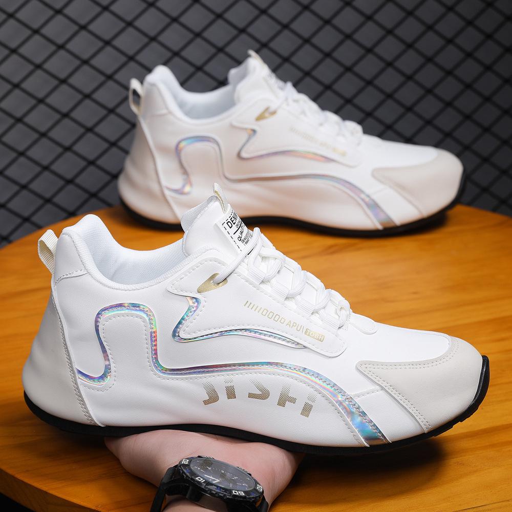 Men's Low-Top Breathable Casual Running Shoes - Stylish & Comfortable for Students & Outdoor Travel