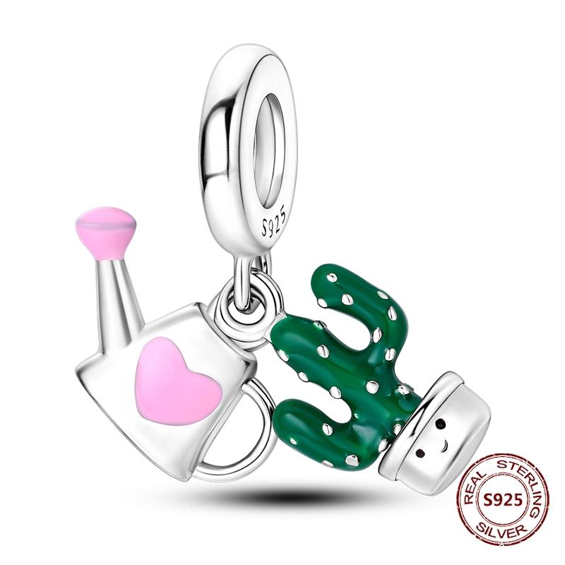 Copper Yellow Series Fashion Gold Sunflower Heart Charm Beads Fit Original Bracelet Party Diy Jewelry Gift