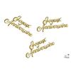 Confetti - PTIT CLOWN - Re21053 - Pack of 30 - Happy Birthday - Gold Glitter