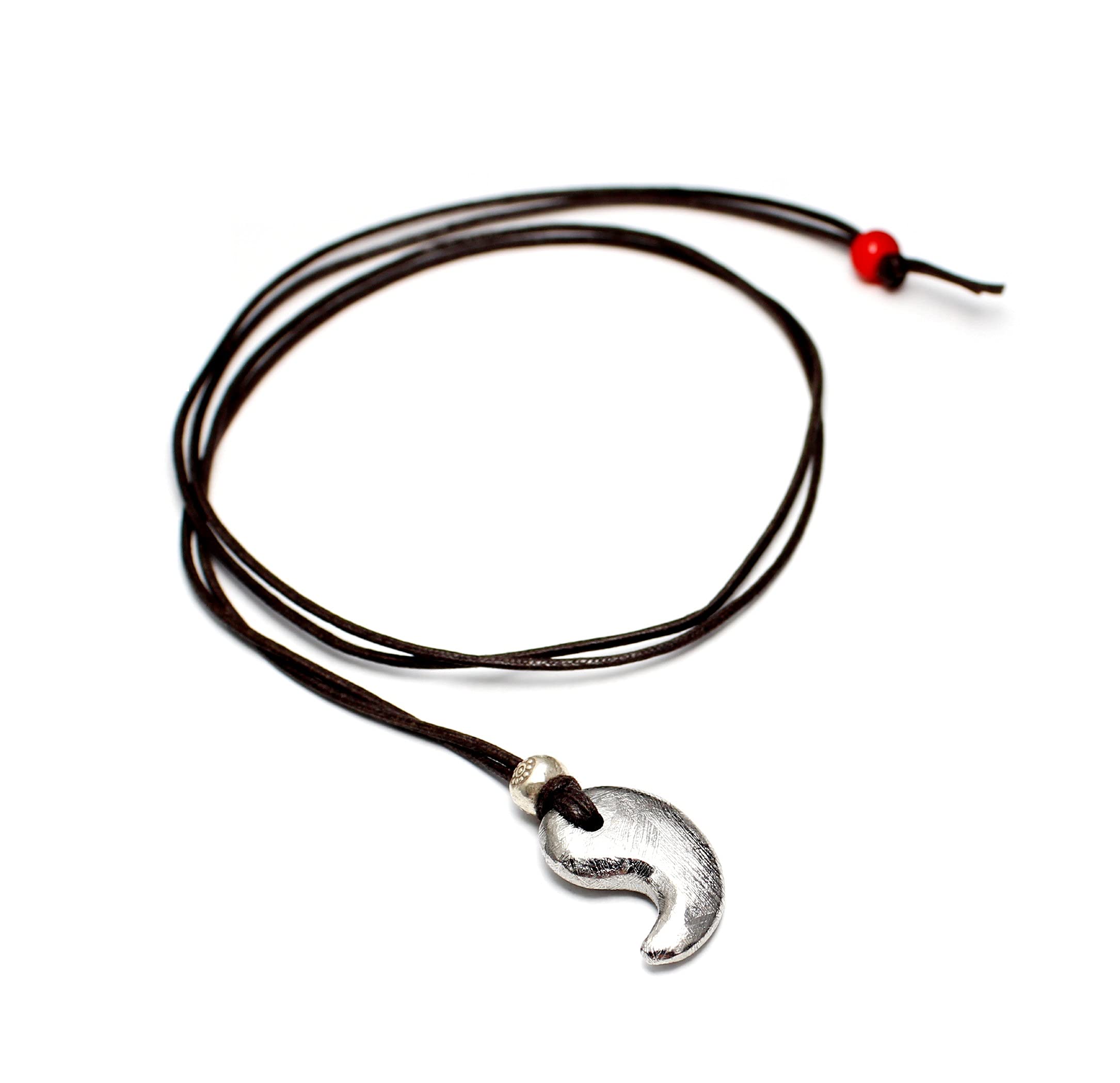 

[World Accessories Carmelo] Gibeon Magatama Space Meteorite Pendant Choker for Men and Women