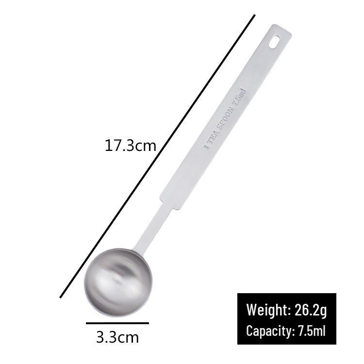 Stainless Steel Measuring Spoon Set with Precise Scale for Baking and Coffee