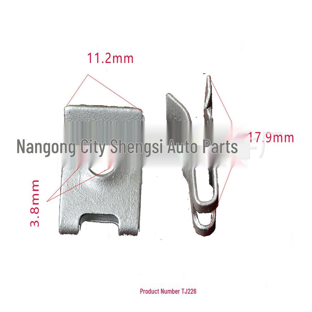 U-Shaped M5 Steel Clip for Car Trim Panel Installation