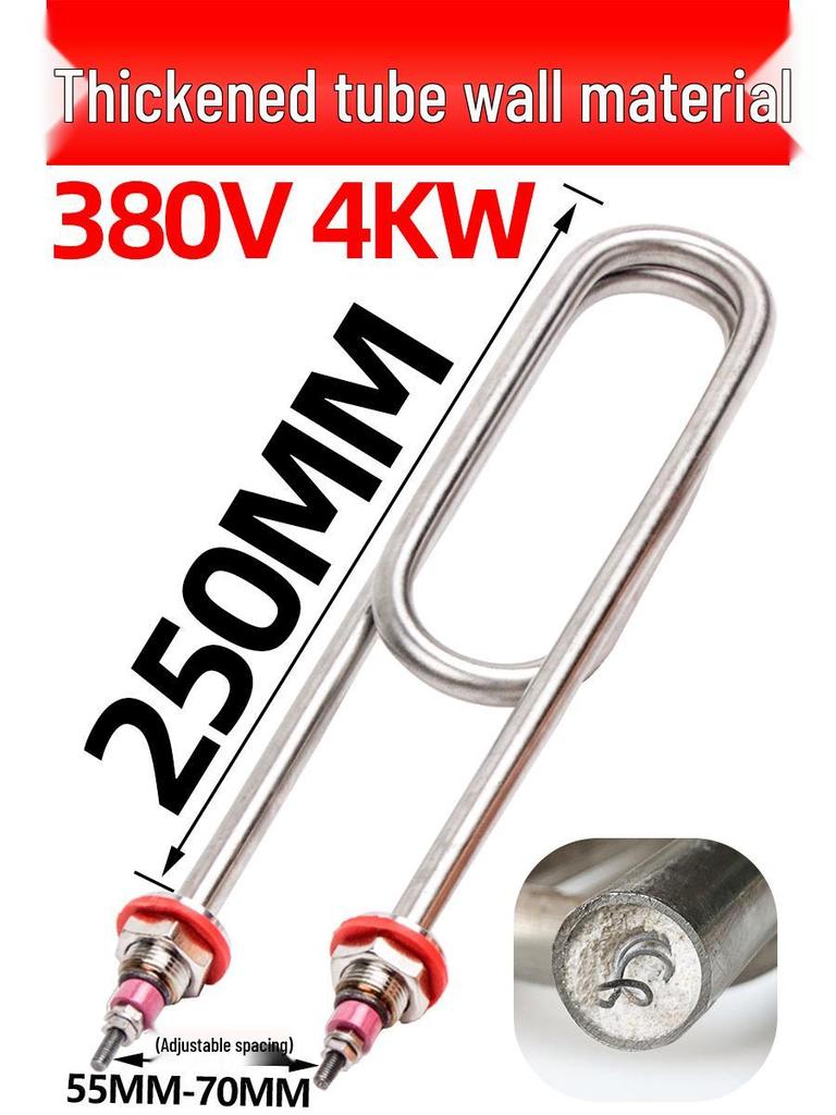 Steamer Heating Tube Element for Rice Cookers, 220V/380V, Options: 2/3/4.