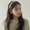 Black White Color Polka Dot Headband Non-Slip Temperament Hair Band Fashion Wide Headband  Casual