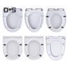 Toilet Cover with Quiet Close Technology Sturdy Anti-Shift Design Quick Release Secure Fit Toilet Lid