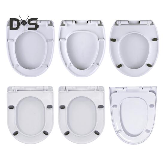 Toilet Cover with Quiet Close Technology Sturdy Anti-Shift Design Quick Release Secure Fit Toilet Lid