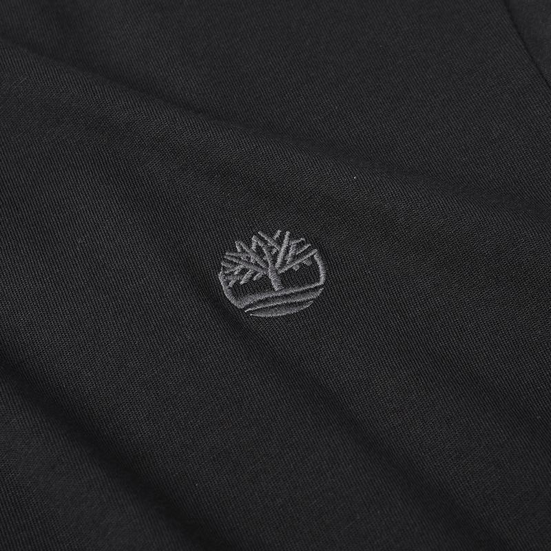 Timberland Mountain Series Outdoor Cotton Comfortable Casual Crew Neck Long Sleeve T-Shirt Men T-Shirts Black A5XVK-X65