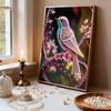 5D DIY Frameless Pearl Painting The Little Bird Pattern Painting Kit, Suitable for Home Living Room Bedroom and Other Wall Decoration Art Paintings