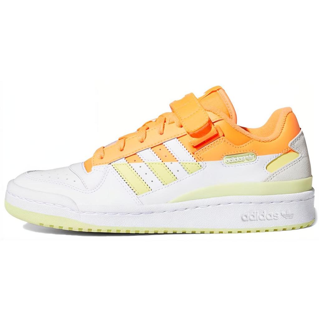 adidas Forum Low Premium Screaming Orange Unisex Sneakers Yellow-Tint-Cloud-White FY8020