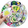 50 Alien Doodle Personality Cartoon UFO Decorative Skateboard Water Cup PVC Suitcase Stickers