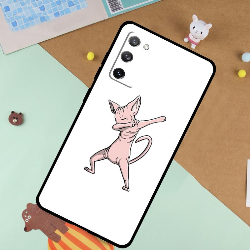 Sphynx Cat Soft Case For Samsung Galaxy S25 Ultra S9 S10 S20 S21 S22 S23 S24 Plus S24 FE Funda Cover