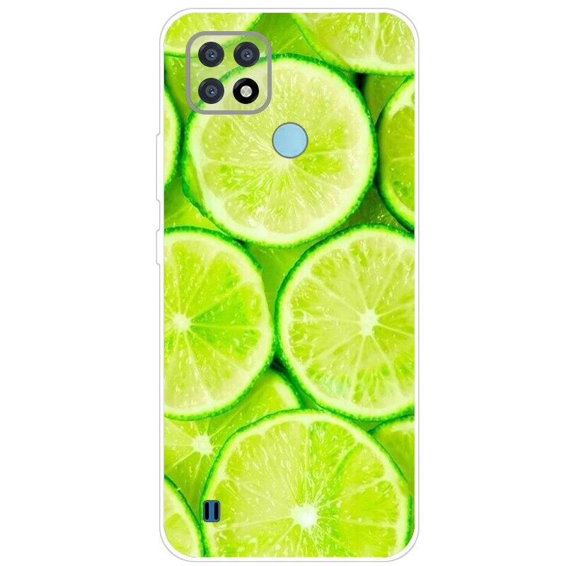 Realme C21 Hülle 6.5'' Klar Silikon Fudnas Weiche TPU Hülle Für Realmi C21 2021 Hülle C 21 Handyhüllen Rückseite RealmeC21 Bumper