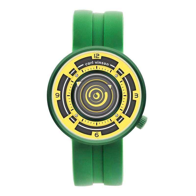 Modne wodoodporne zegarki męskie i damskie dla studentów z silikonowym paskiem, zegarek sportowy