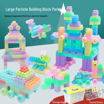 Gros Blocs de Construction pour Enfants - Ensemble de Jouets Puzzle Éducatifs