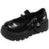 Queen Fan White French Platform Shoe Women's 2025 New Summer Skirt Versatile Mary Jane Shoes